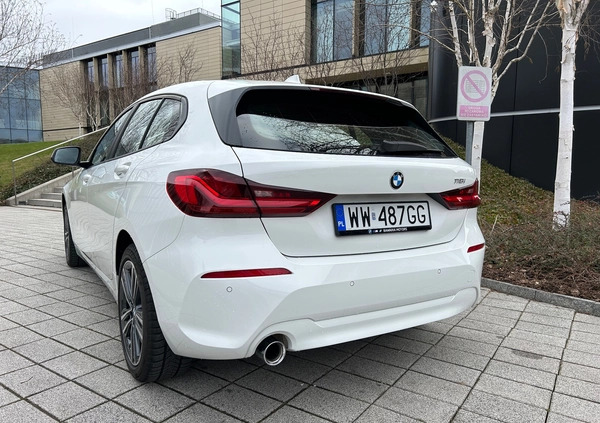 BMW Seria 1 cena 96000 przebieg: 41000, rok produkcji 2020 z Warszawa małe 92